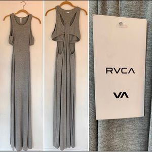 RVCA maxi keyhole dress